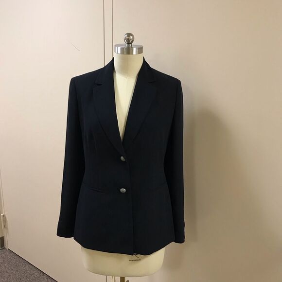 LOFT Black Tailored Blazer Professional Suit Jacket - Picture 1 of 5